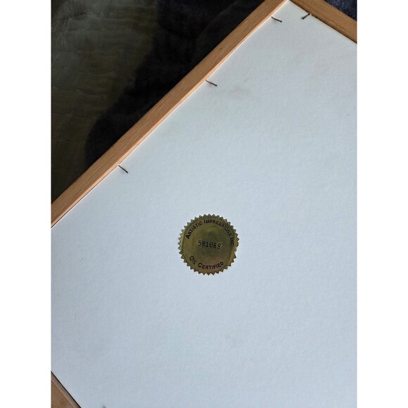 Set of 2 Vintage Framed Amish Children Prints – Country Life Scenes - Picture 4 of 4